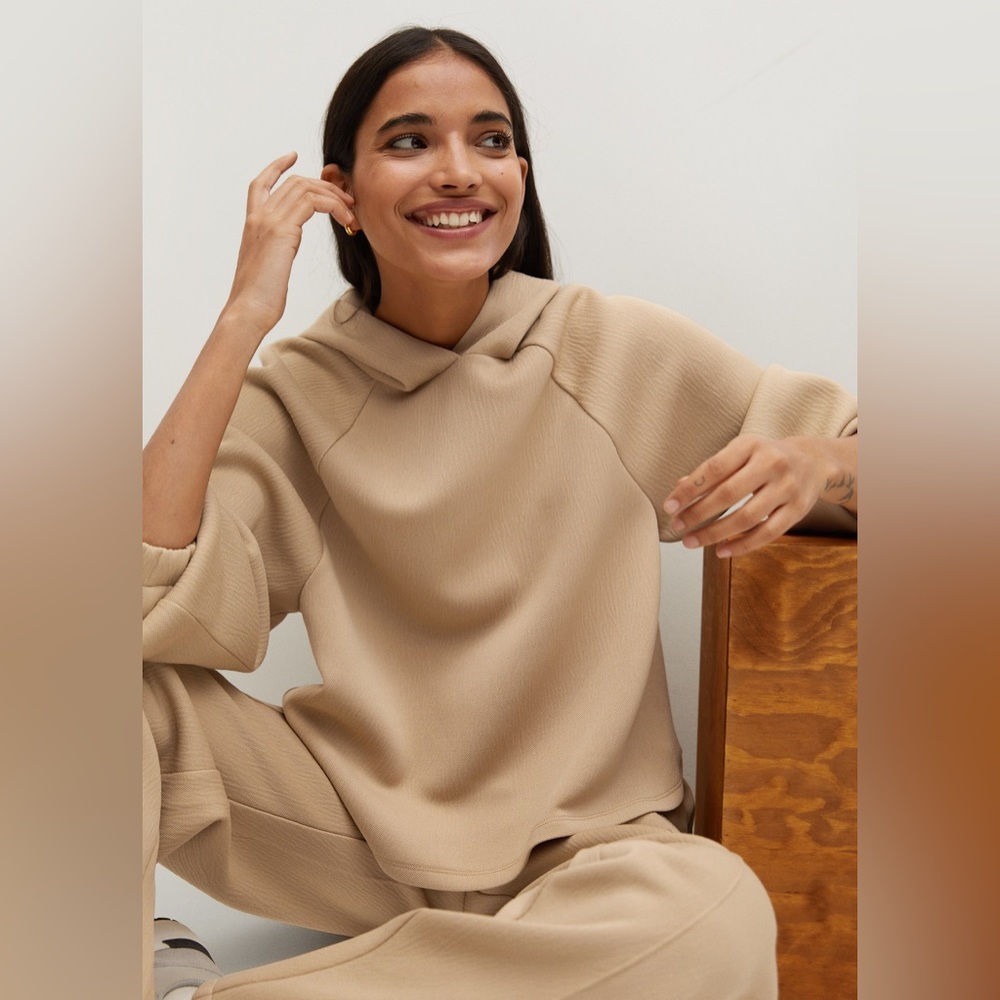 Mango Beige Co-ord set hoodie+trousers size L - Picture 15 of 16